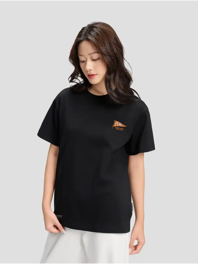 Áo Thun Peanuts Varsity Spirit Cotton 220gsm Oversize Unisex
