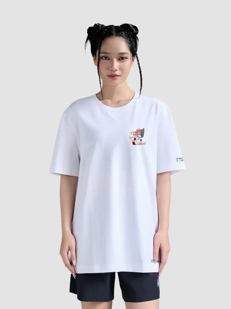 Áo Cotton Care & Share Brick To School Phiên Bản Cao Cấp