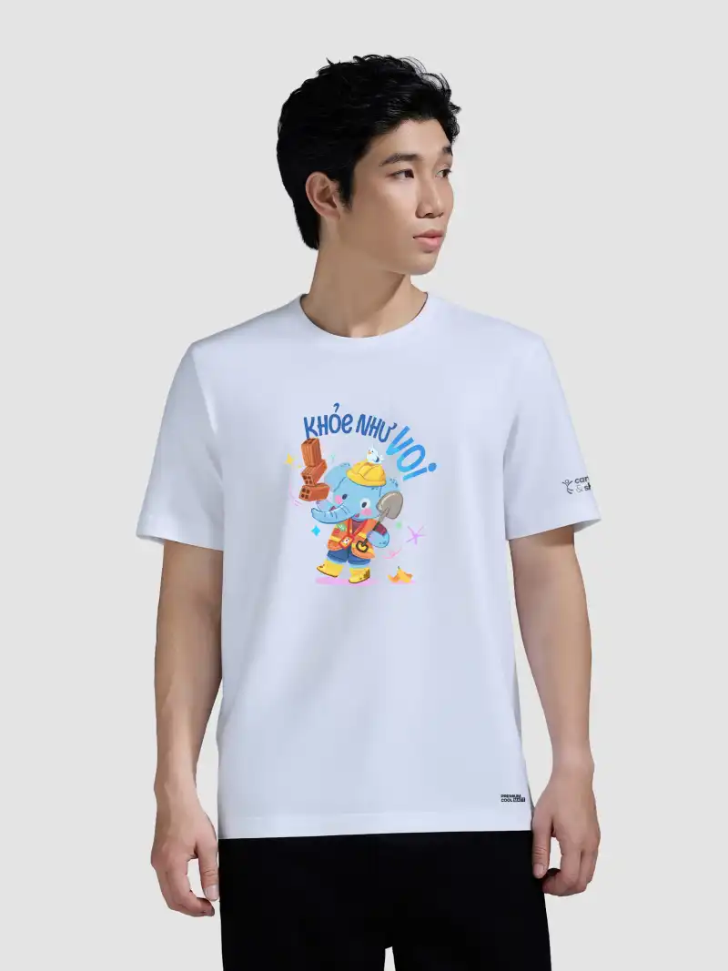Áo Cotton Care & Share Với Thiết Kế Khỏe Như Voi Dễ Mặc Hằng Ngày