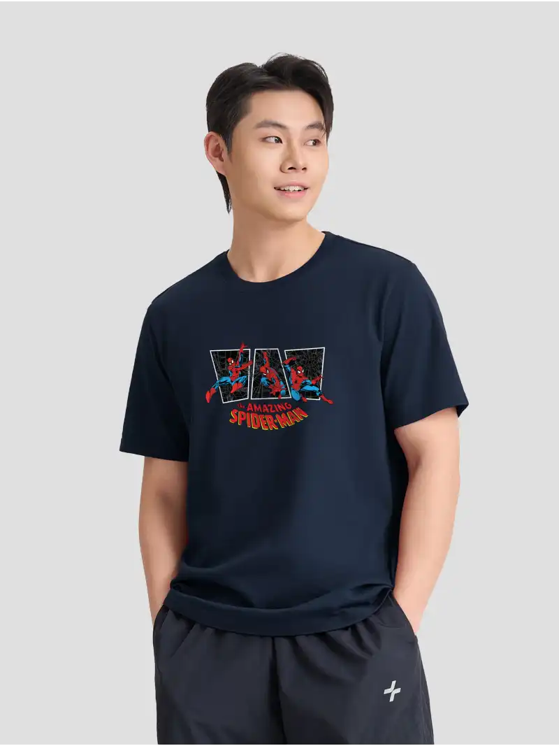 Áo Cotton Thiết Kế The Amazing Spidey Phong Cách Thời Trang