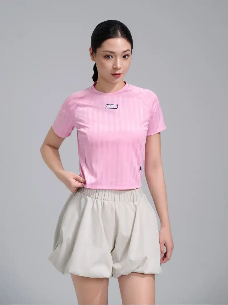Áo Crop Jacquard Motion Exdry ProActive Phiên Bản World Cup