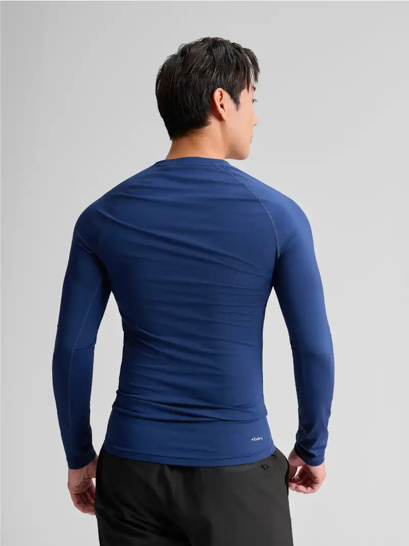 Áo Thể Thao Dài Tay Nam Logo Active Slim Mềm Mại Thoải Mái