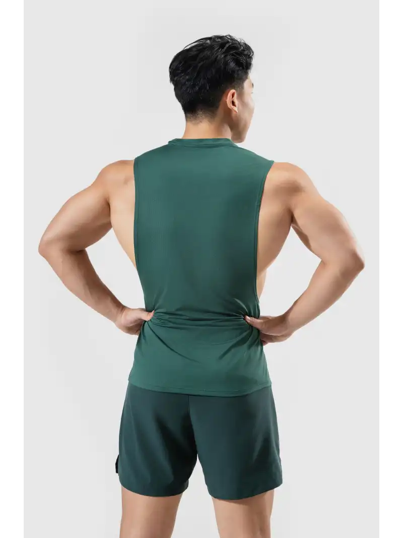 Áo Gym Drop Arm ExDry Co Giãn Thấm Hút, Nhanh Khô Cho Người Tập