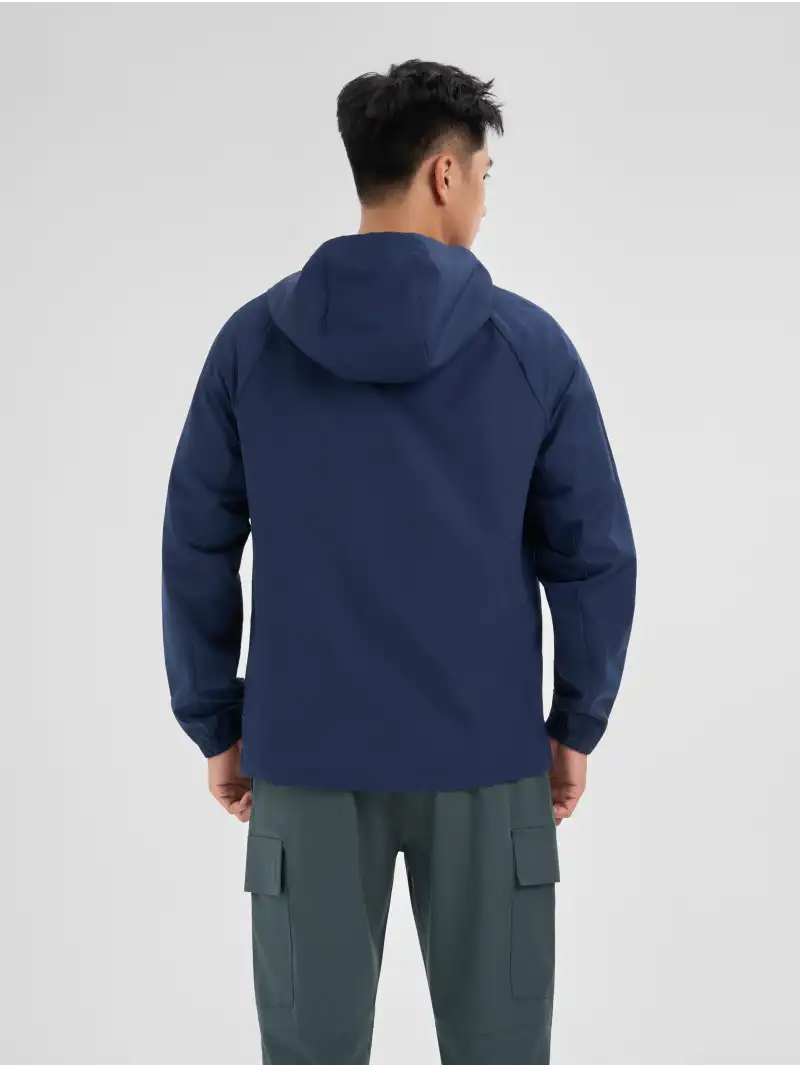 Áo Khoác Gió Nam Có Mũ Daily Wear Chống UV 99% Trượt Nước