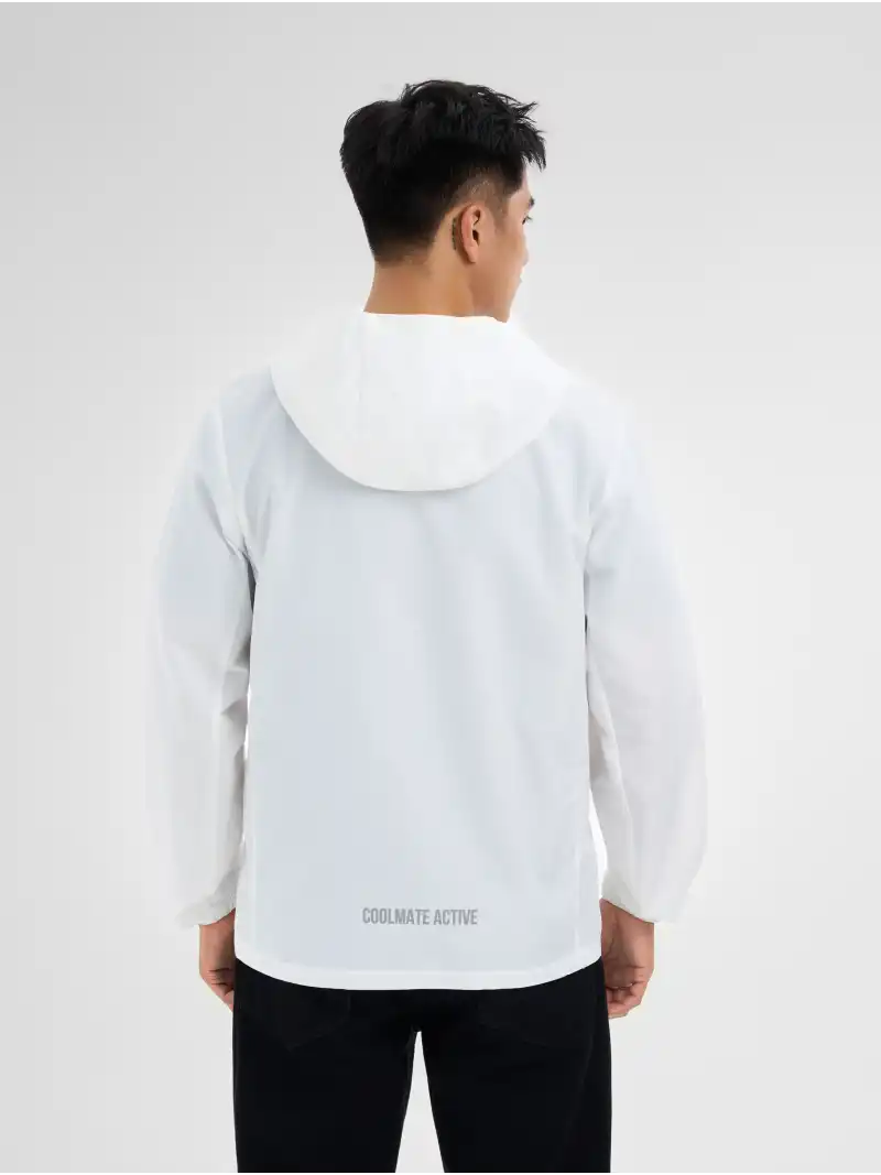 Áo Khoác Gió Nam Có Mũ Daily Wear Chống UV 99% Trượt Nước