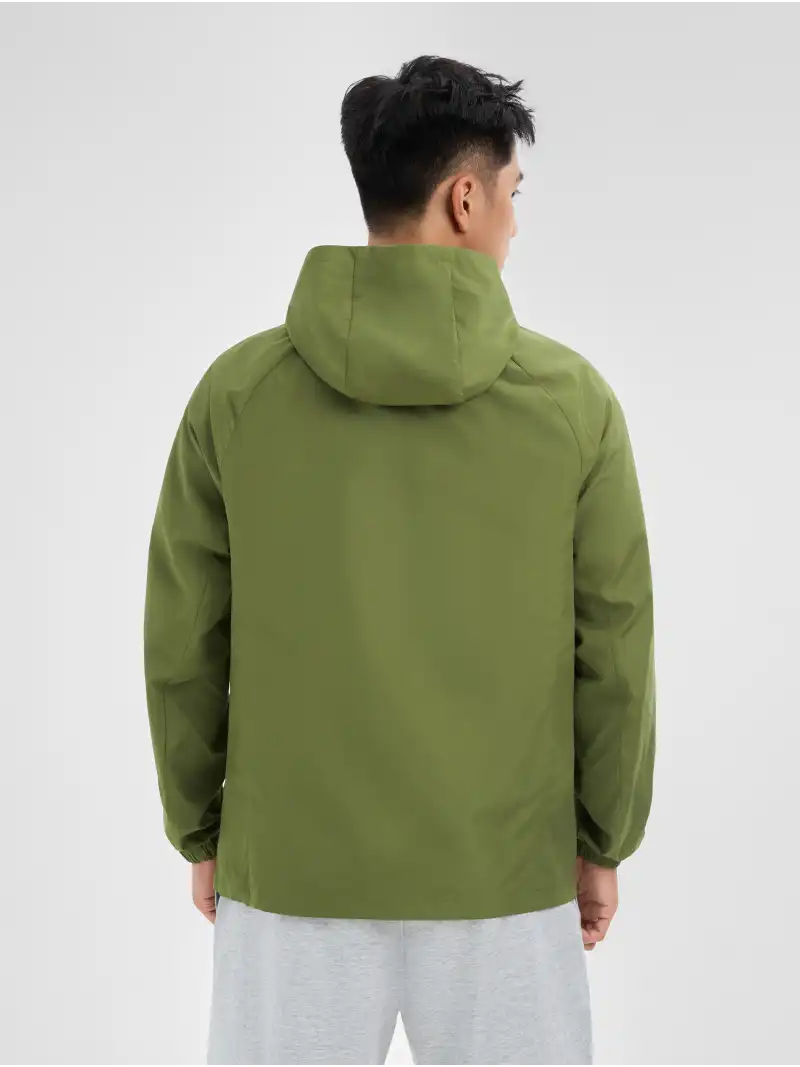 Áo Khoác Gió Nam Có Mũ Daily Wear Chống UV 99% Trượt Nước