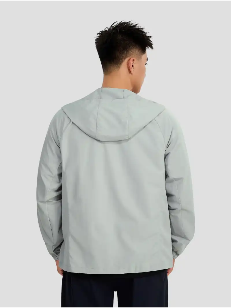 Áo Khoác Gió Nam Có Mũ Daily Wear Chống UV 99% Trượt Nước