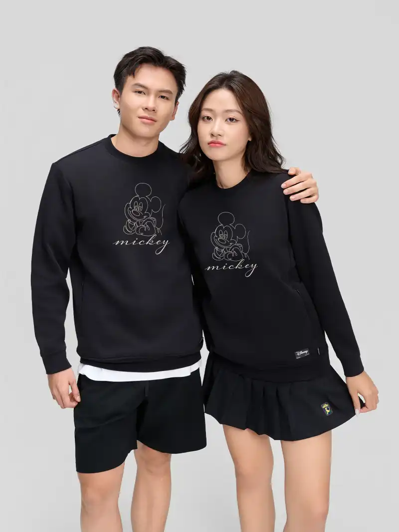 Áo Nỉ Mickey Relax All-day Sweatshirt 100% Cotton Unisex 84RISING