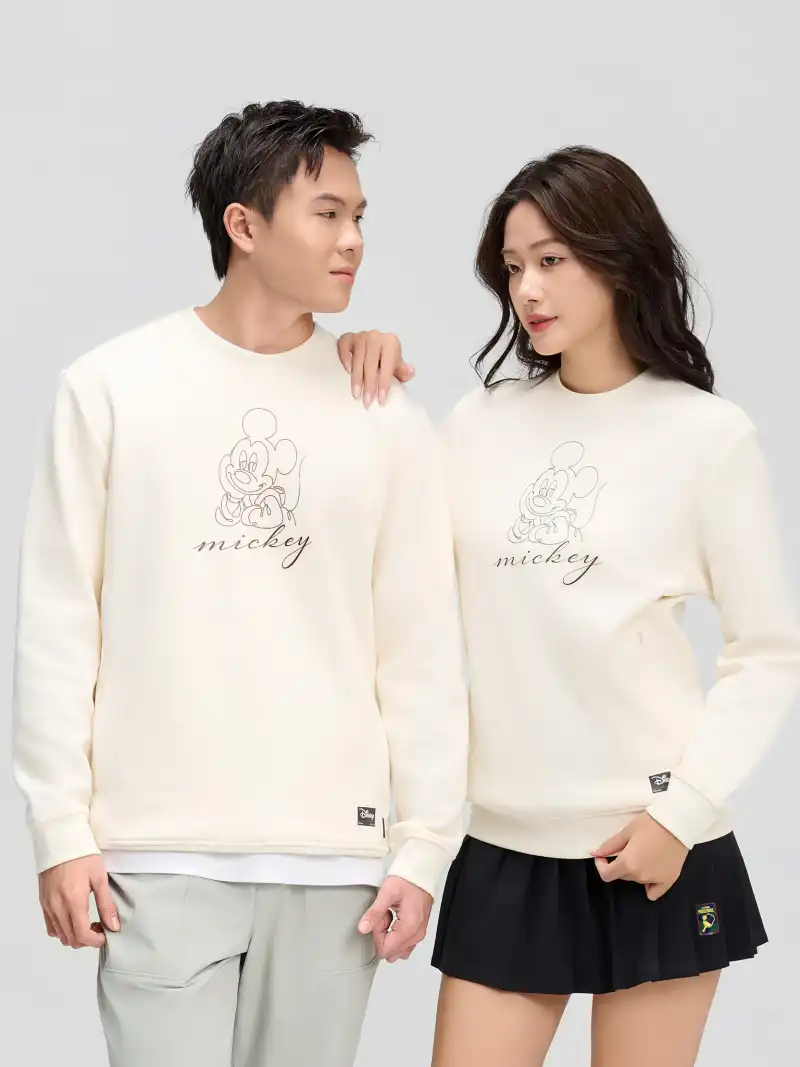 Áo Nỉ Mickey Relax All-day Sweatshirt 100% Cotton Unisex 84RISING
