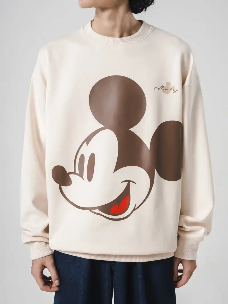 Áo Nỉ Oversize 84RISING Mickey Icon Unisex In Sắc Nét