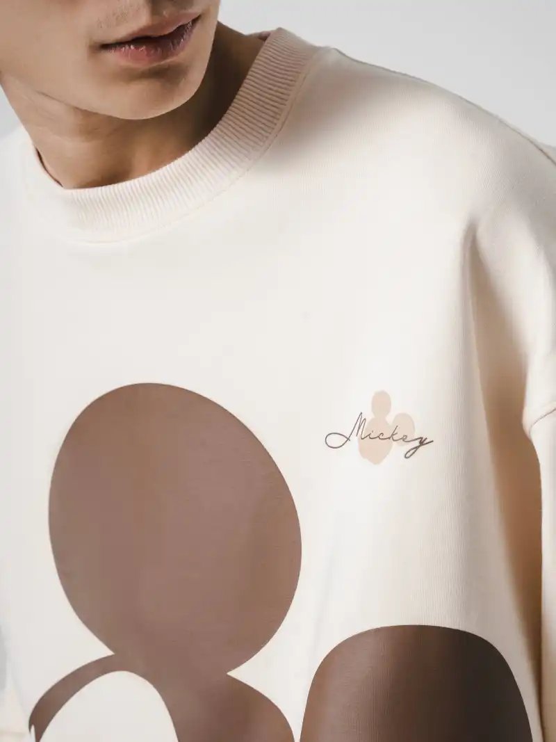 Áo Nỉ Oversize 84RISING Mickey Icon Unisex In Sắc Nét