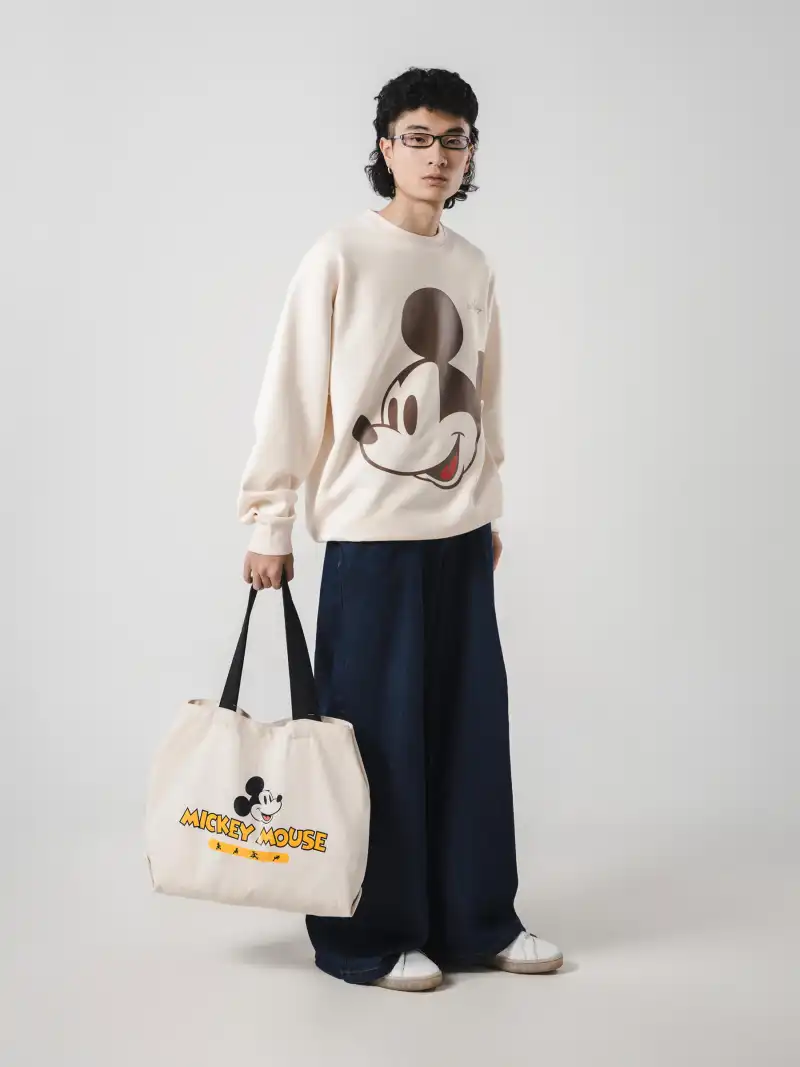 Áo Nỉ Oversize 84RISING Mickey Icon Unisex In Sắc Nét