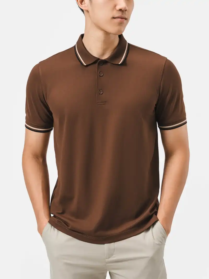 Áo Polo Nam Café S.Café Khử Mùi, Thoáng Mát, Chống Tia UV
