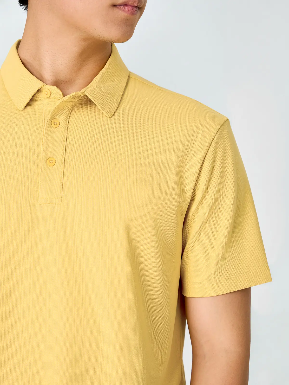 Áo Polo Nam Regular Cổ Ép Có Xẻ Tà - Thoáng Khí - Năng động
