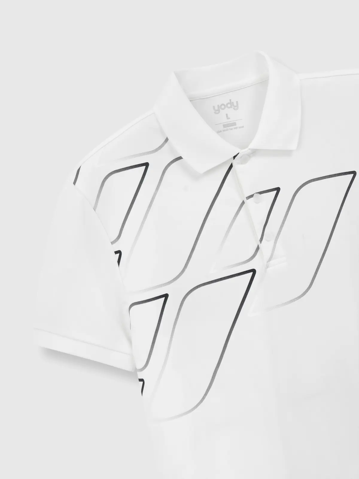 Áo Polo Nam Slim In Thân Trước Có Xẻ Tà