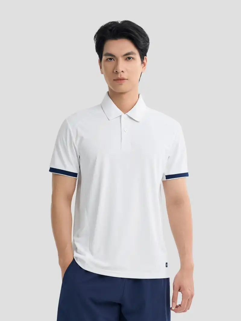 Áo Polo Pickleball Nam Zero Mark Regular Fit Polyester Thấm Hút Mồ Hôi