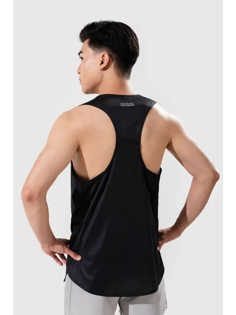 Áo Singlet Chạy Bộ Nam Fast & Free Vải Nhẹ Quick-Dry