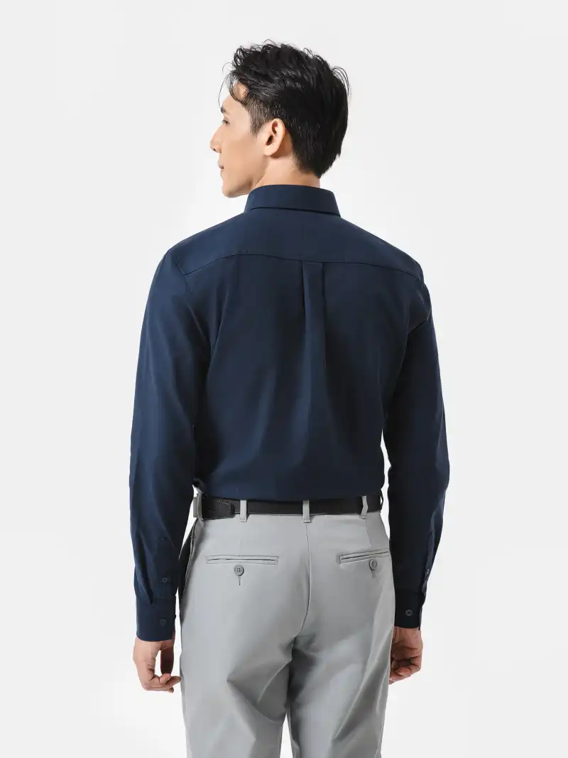 Áo Sơ Mi Dài Tay Oxford Premium Chất Liệu Cải Tiến