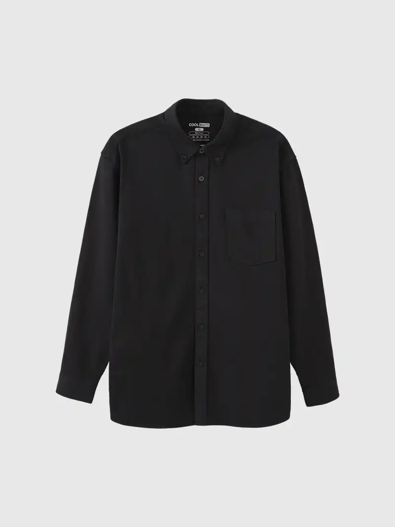 Áo Sơ Mi Overshirt 100% Cotton với Thiết Kế Thoáng Khí