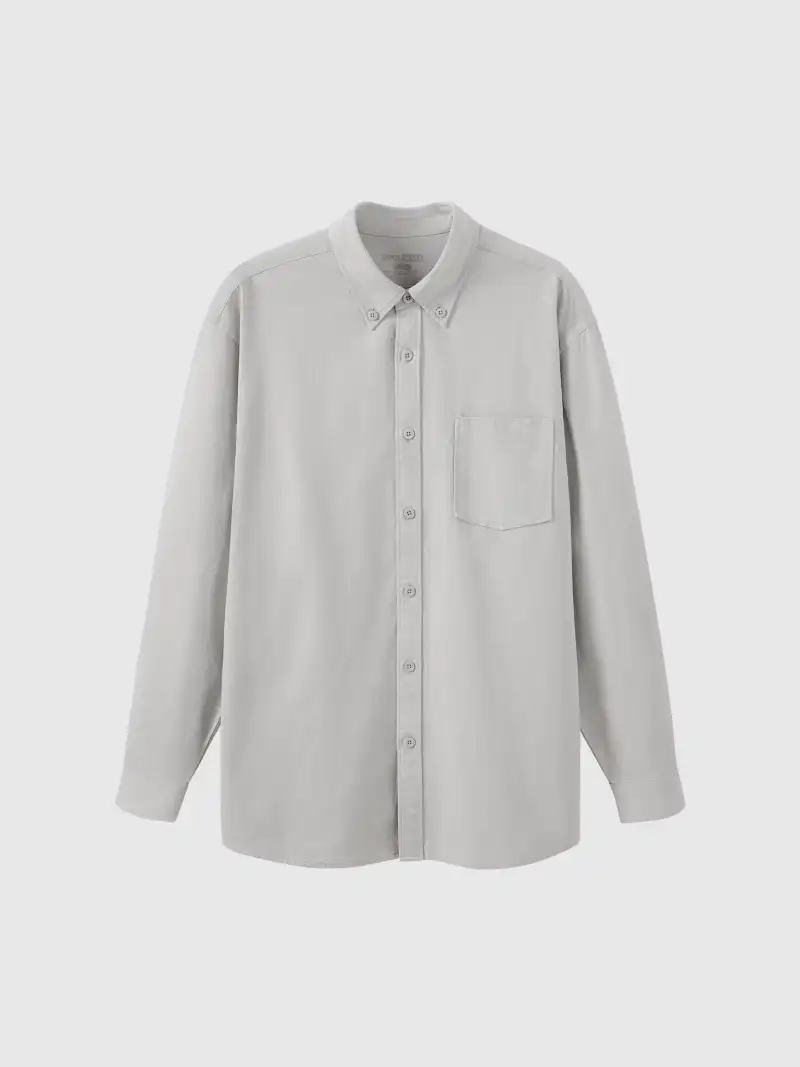 Áo Sơ Mi Overshirt 100% Cotton với Thiết Kế Thoáng Khí