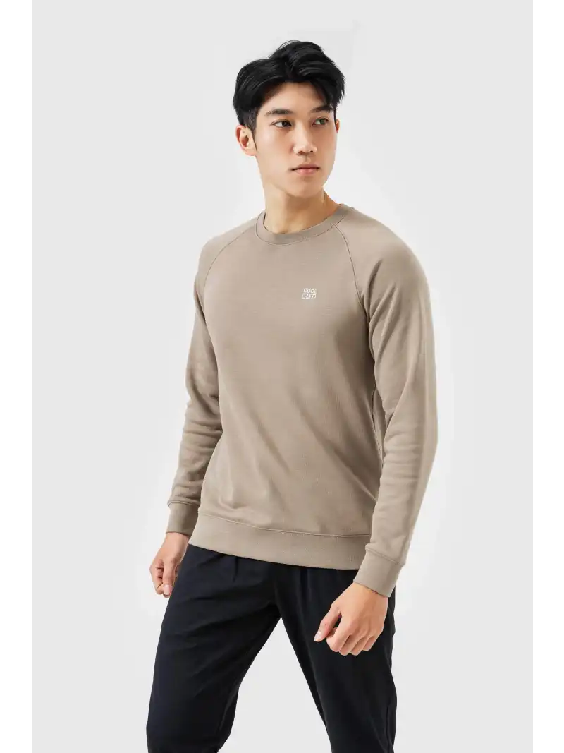 Áo Sweatshirt Thể Thao Cotton Mềm Mại Giữ Ấm Mùa Thu Đông