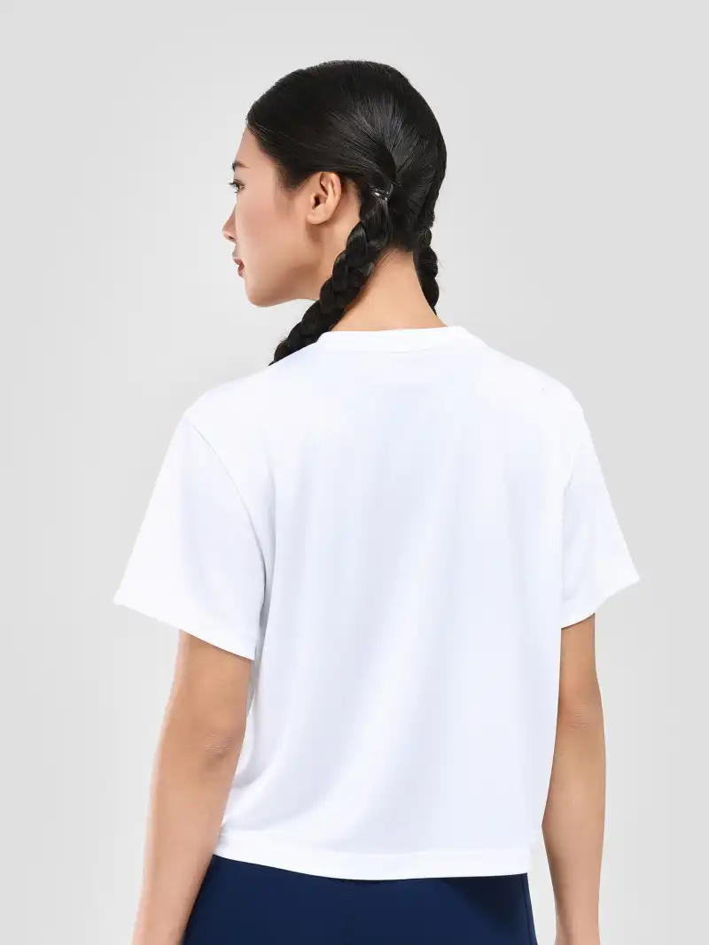 Áo Thể Thao Nữ Essential Cropped Tee Thấm Hút Dáng Lửng