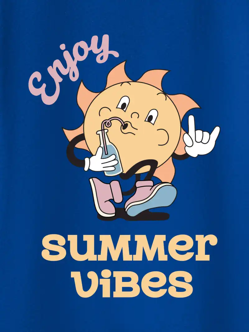 Áo Thun Care & Share Enjoy Summer 100% Cotton Oversize Unisex