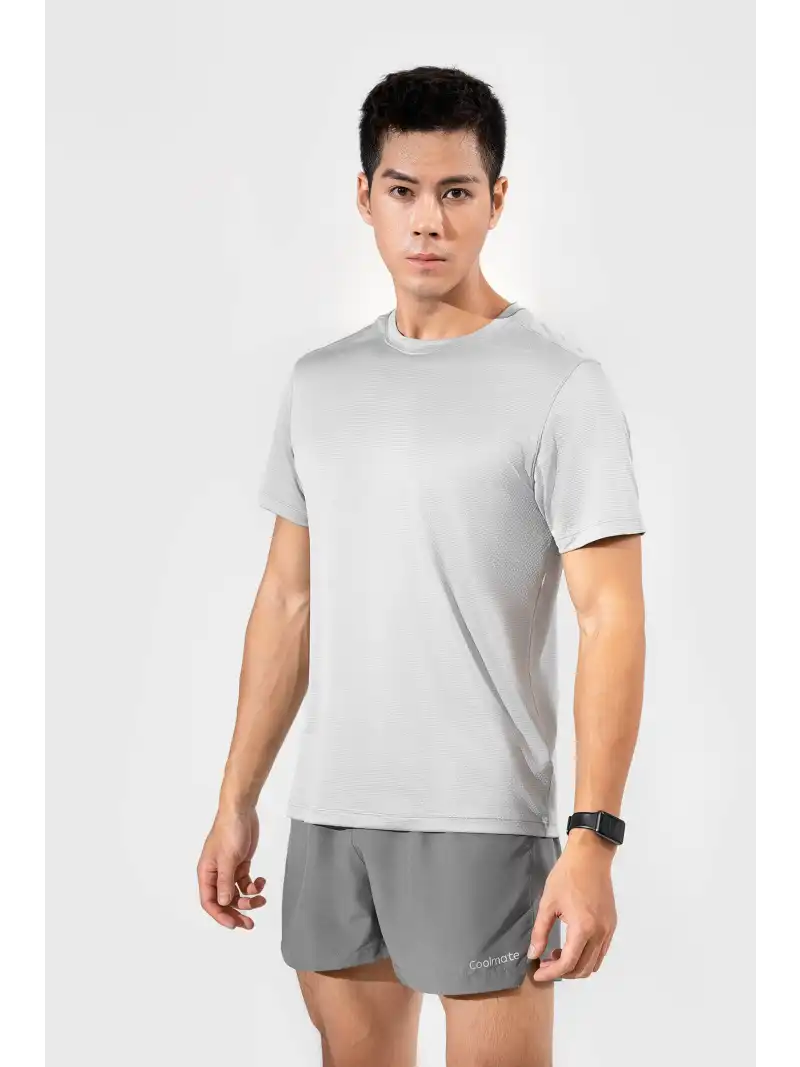 Áo Thun Chạy Bộ Nam Economy Vải Quick-Dry Thoáng Mát