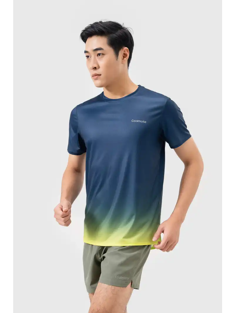 Áo Thun Chạy Bộ Nam Graphic Quick-Dry Thoáng Mát, Nhẹ