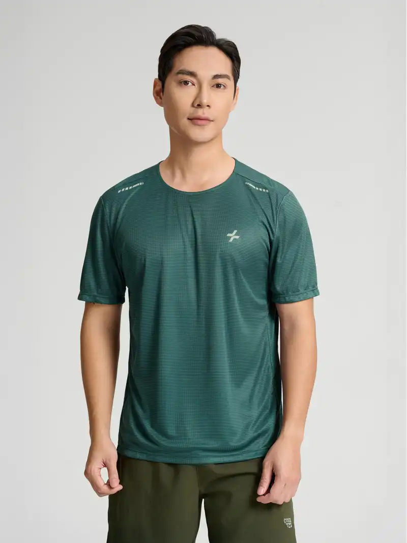 Áo Thun Chạy Bộ Nam Essentials Vải Quick-Dry Thoáng Mát
