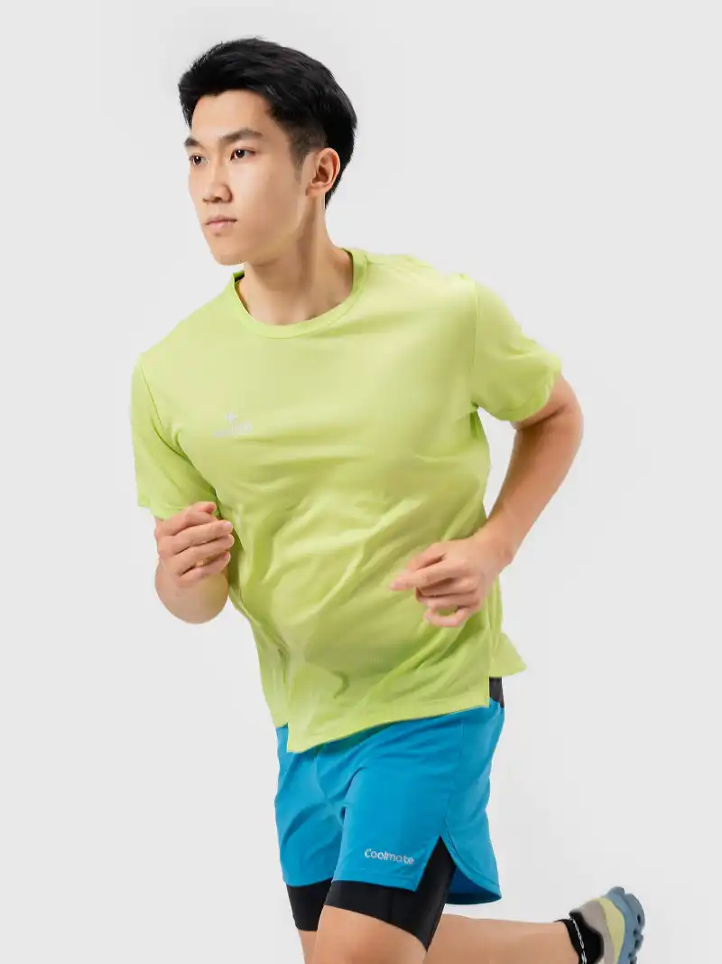 Áo Thun Chạy Bộ Nam Teamwear Siêu Nhẹ Thấm Hút Mồ Hôi