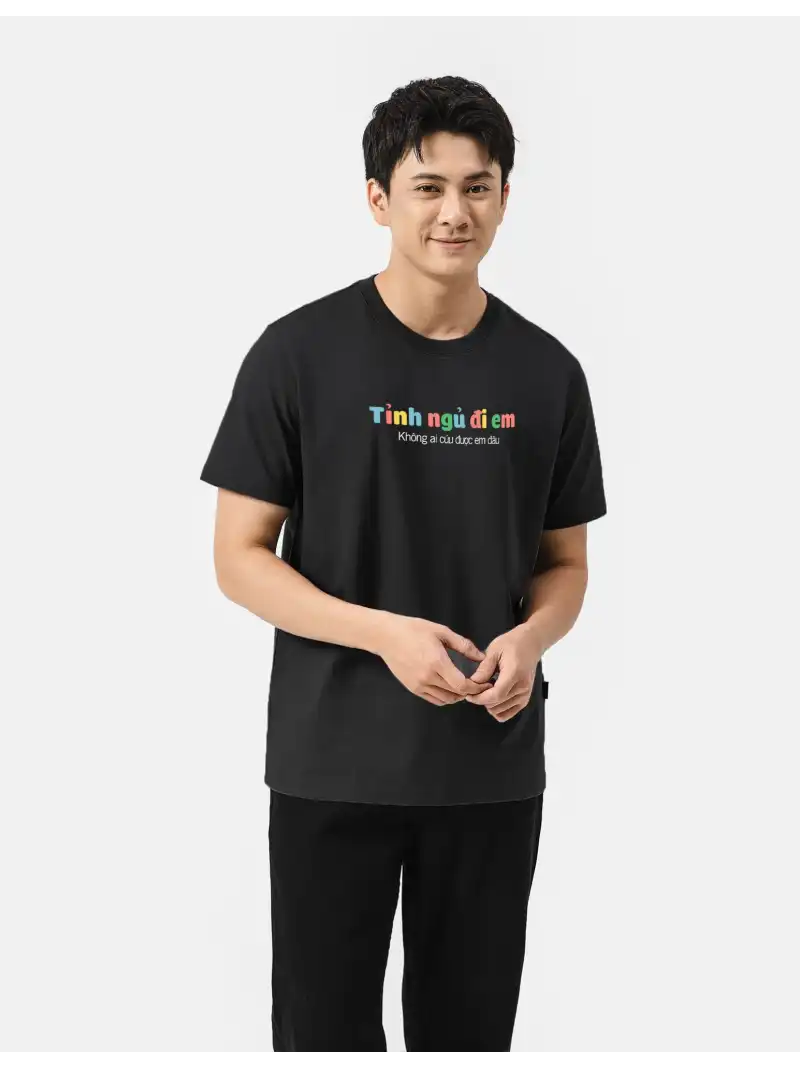 Áo Thun Oversize 100% Cotton 220gsm Tỉnh Ngủ Đi Em 84RISING