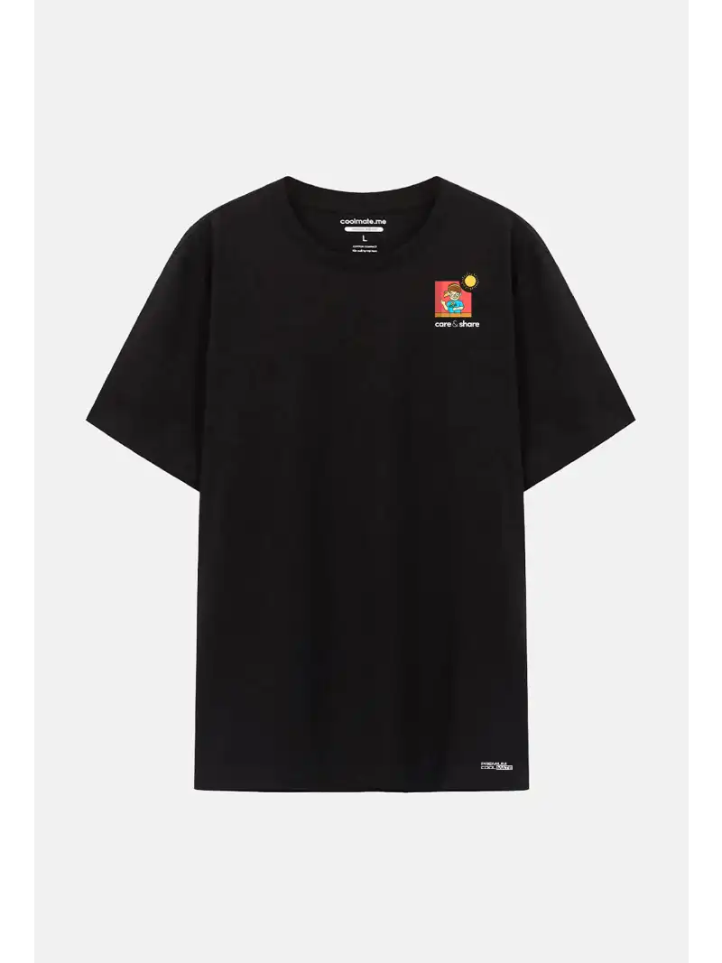 Áo Thun Nam Cotton Compact Care & Share Line Print Trồng Cây 3