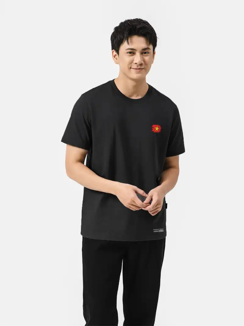 Áo Thun 100% Cotton 220gsm Việt Nam Hình Chữ S Unisex 84RISING