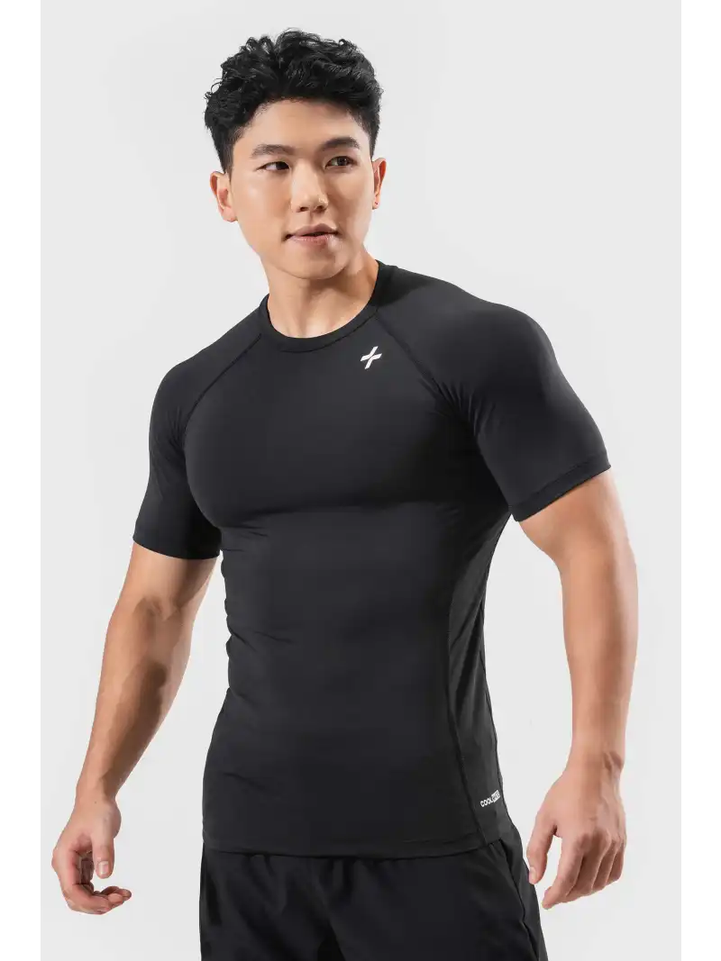 Áo Thun Gym Dáng Tights Công Nghệ ExDry Thấm Hút Nhanh Khô Co Giãn