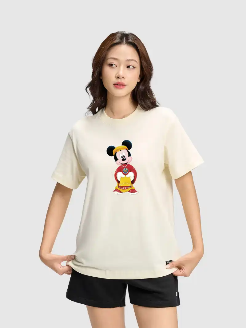 Áo Thun Mickey Lì Xì Oversize 100% Cotton Unisex 84RISING