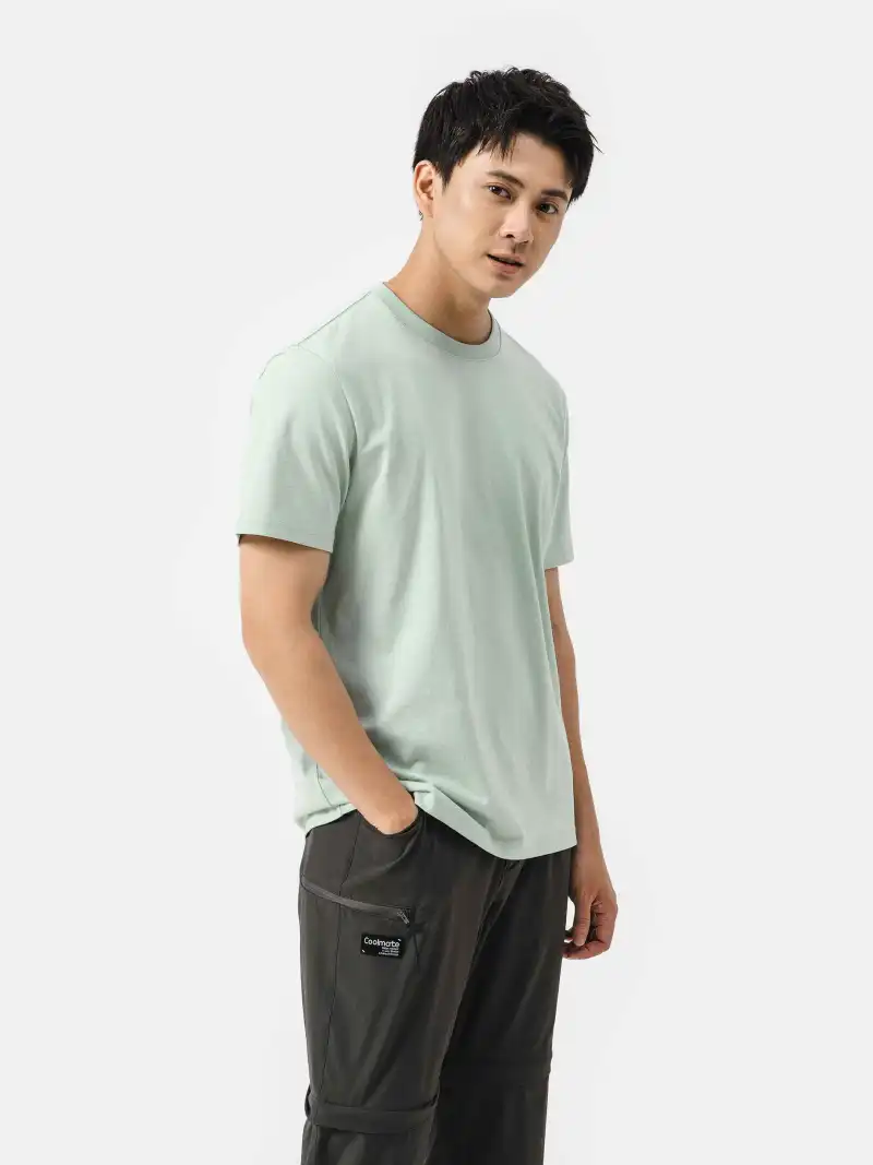 Áo Thun Nam Cotton Úc 220GSM Mềm Mịn, Bền Bỉ Giặt Sấy