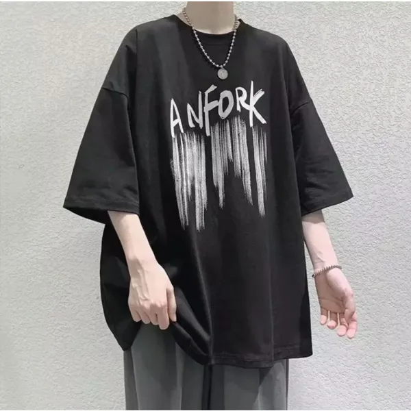 Áo Thun Nam Nữ Form Rộng In Hình ANFORK độc đẹp, Vải Dày Mịn, Thiết Kế Thời Trang, Đường May Sắc Sảo