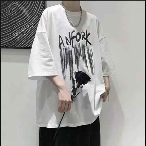 Áo Thun Nam Nữ Form Rộng In Hình ANFORK độc đẹp, Vải Dày Mịn, Thiết Kế Thời Trang, Đường May Sắc Sảo