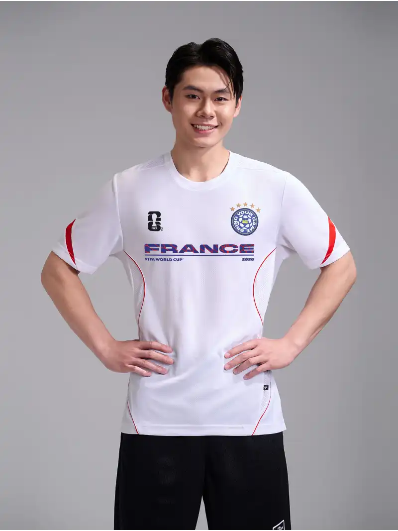 Áo Thun Nam Phối Tay Exdry Performance World Cup France