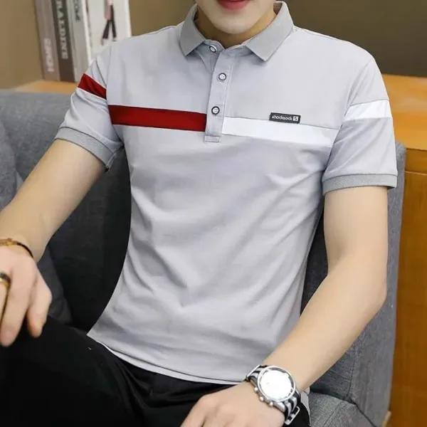 áo thun nam tay ngắn có cổ đẹp mẫu mới kiểu dáng trẻ trung, chất thun cotton mềm mát KAYSTORE 26/06