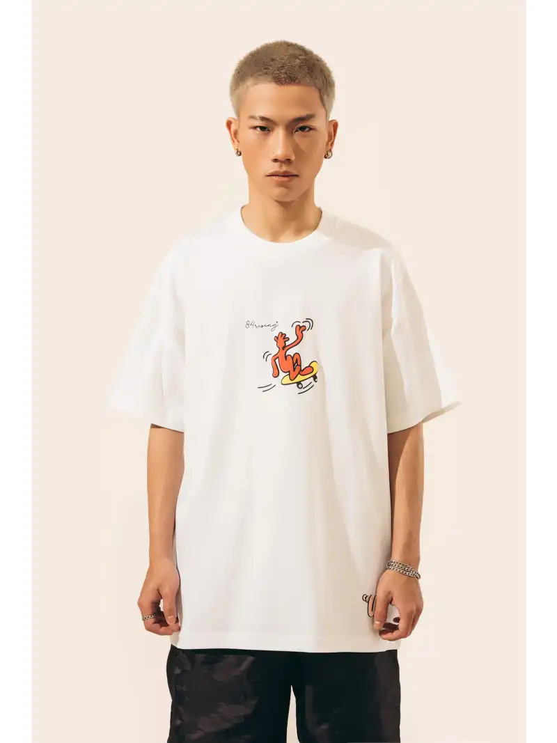 Áo Thun Oversize 84RISING Baby Skate Phong Cách Trượt Ván