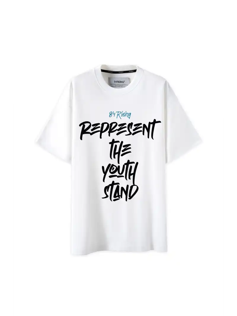 Áo Thun Oversize 84RISING Represent Unisex Kiểu Dáng Rộng