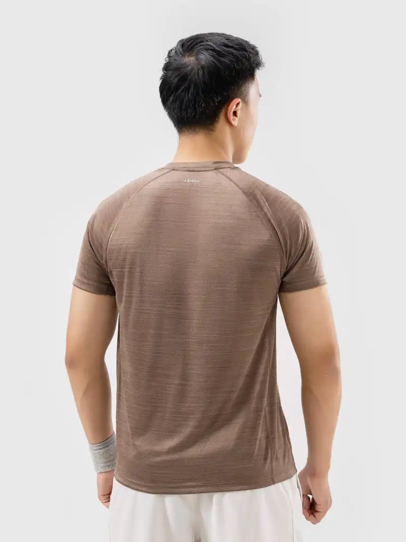 Áo Thun Thể Thao Melange Essentials Công Nghệ ExDry Nhanh Khô