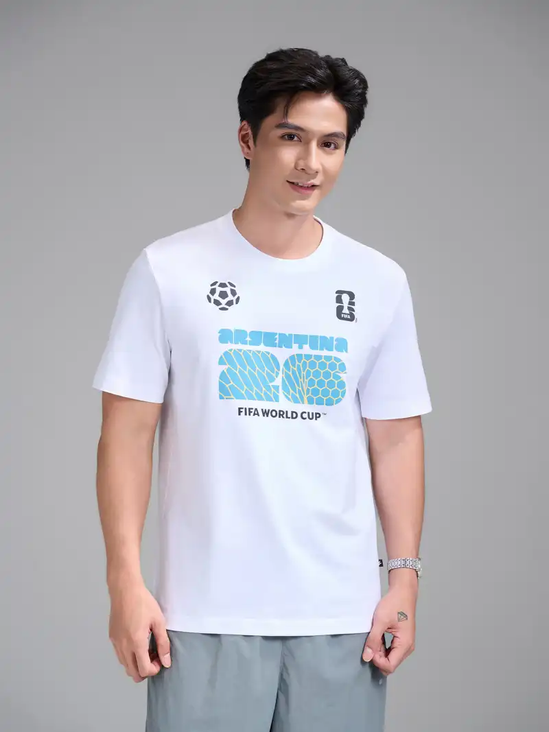 Áo Thun Cotton Compact World Cup Đội Tuyển Argentina