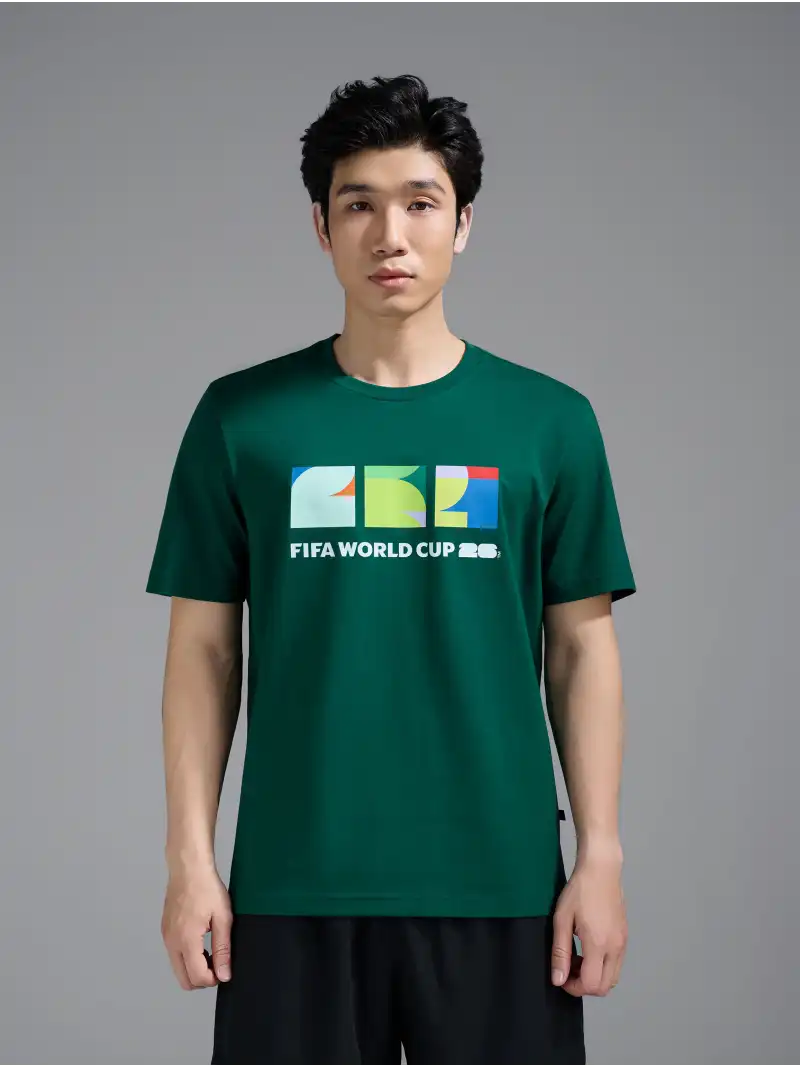 Áo Thun Cotton Compact World Cup Vibrant Era 26 CR7