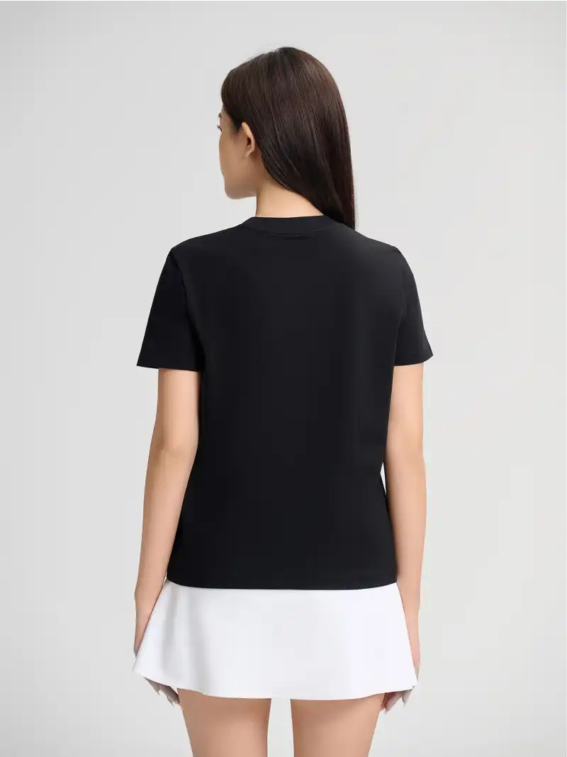 Áo Thun Nữ Cotton Compact Kiểu Dáng Regular Thoải Mái Dễ Mặc