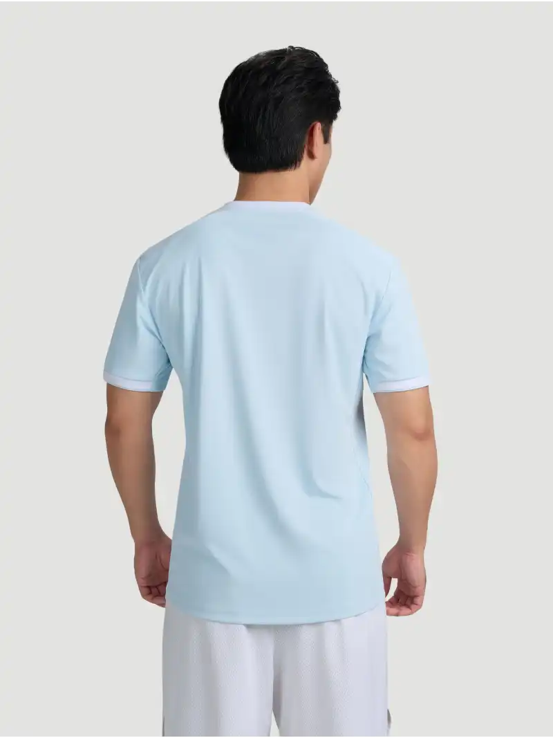 Áo Thun Pickleball Nam Cổ V Zero Mark Regular Fit Polyester