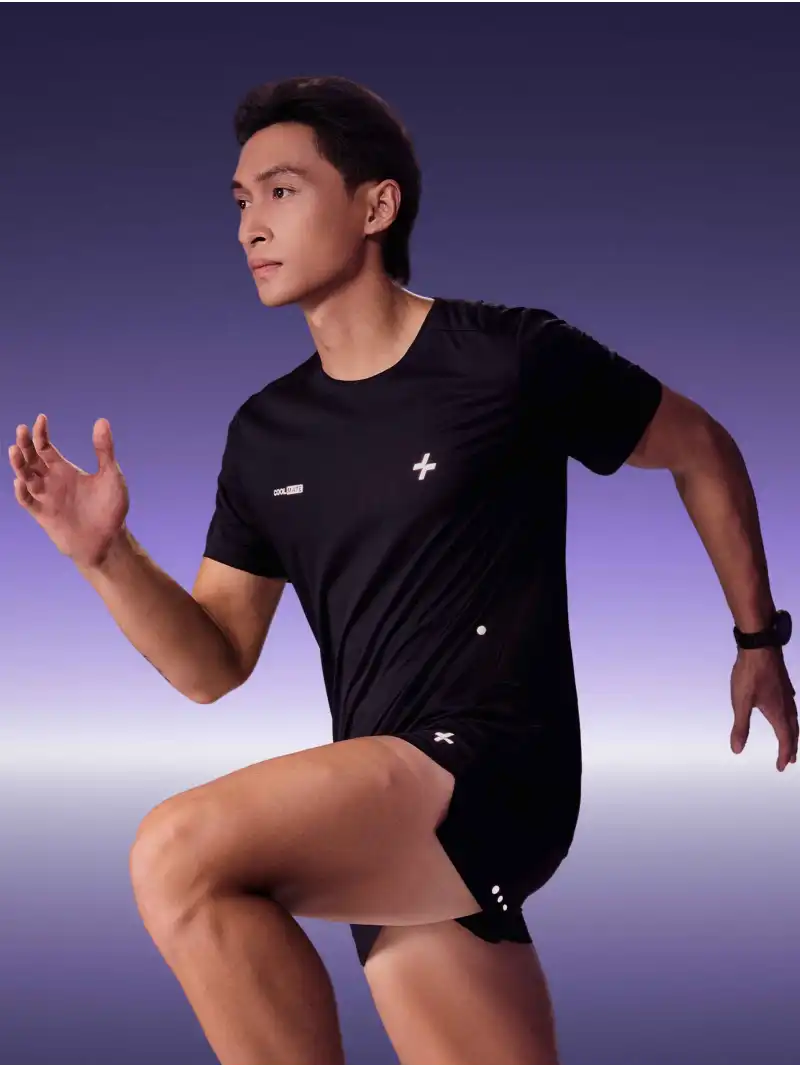 Áo Thun Chạy Bộ Nam Regular Fit Sorona Thoáng Mát 360Reflect