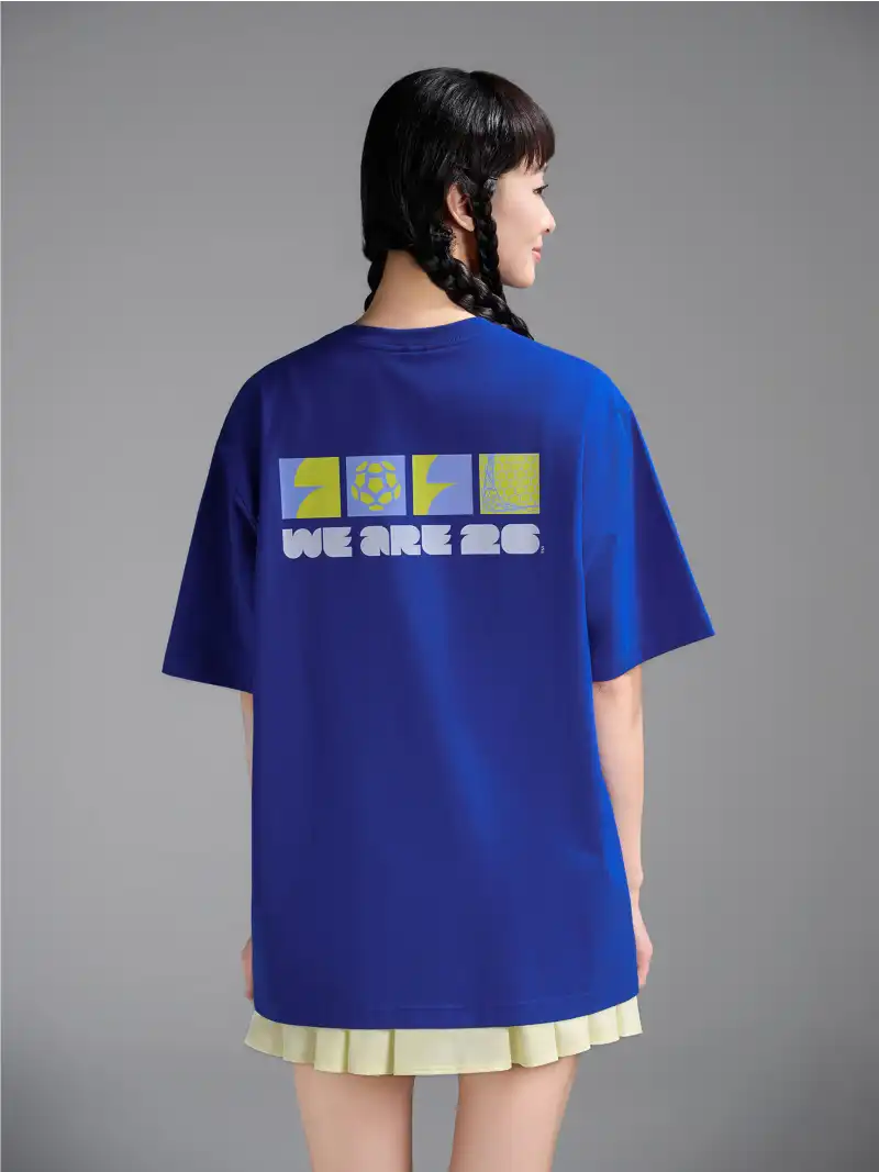 Áo Thun Cotton Compact Relaxed Fit World Cup FIFA Neon 26